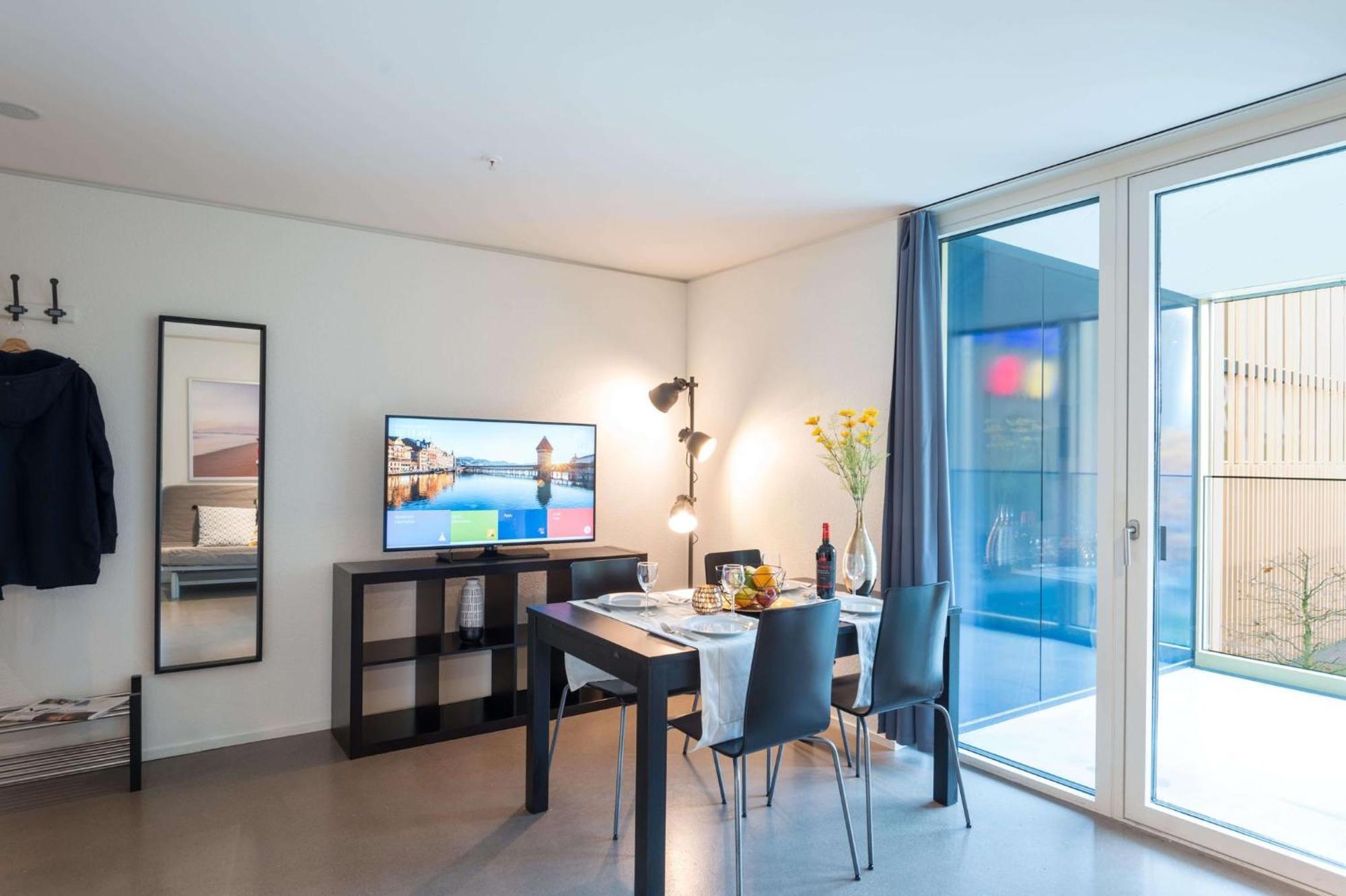 לוצרן Hitrental Allmend Comfort Apartments מראה חיצוני תמונה